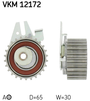 SKF VKM 12172 Rullo tenditore, Cinghia dentata-Rullo tenditore, Cinghia dentata-Ricambi Euro